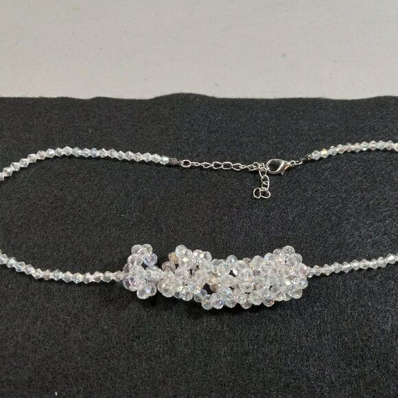 Aurora Borealis Necklace with 8 rings - Picture 2 of 9